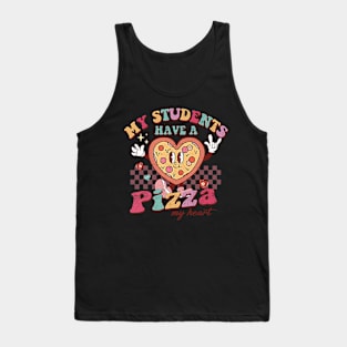 My Students Have A Pizza-My-Heart Valentines Day Teacher Tank Top